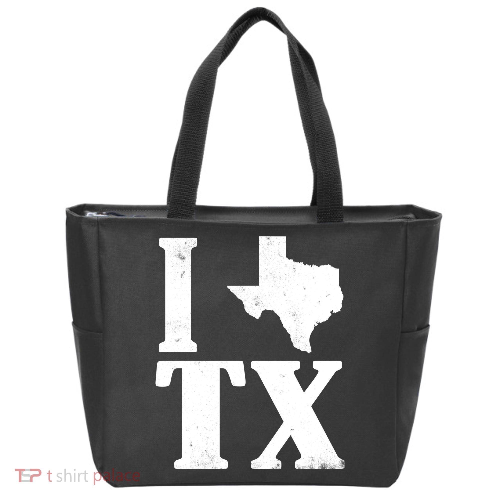I Love Texas Tote Bag