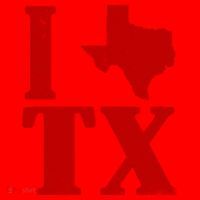I Love Texas Santa Hat thumb 1