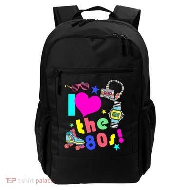 I Love The 80s Retro Party Mash-up Backpack