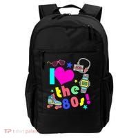 I Love The 80s Retro Party Mash-up Backpack thumb 0