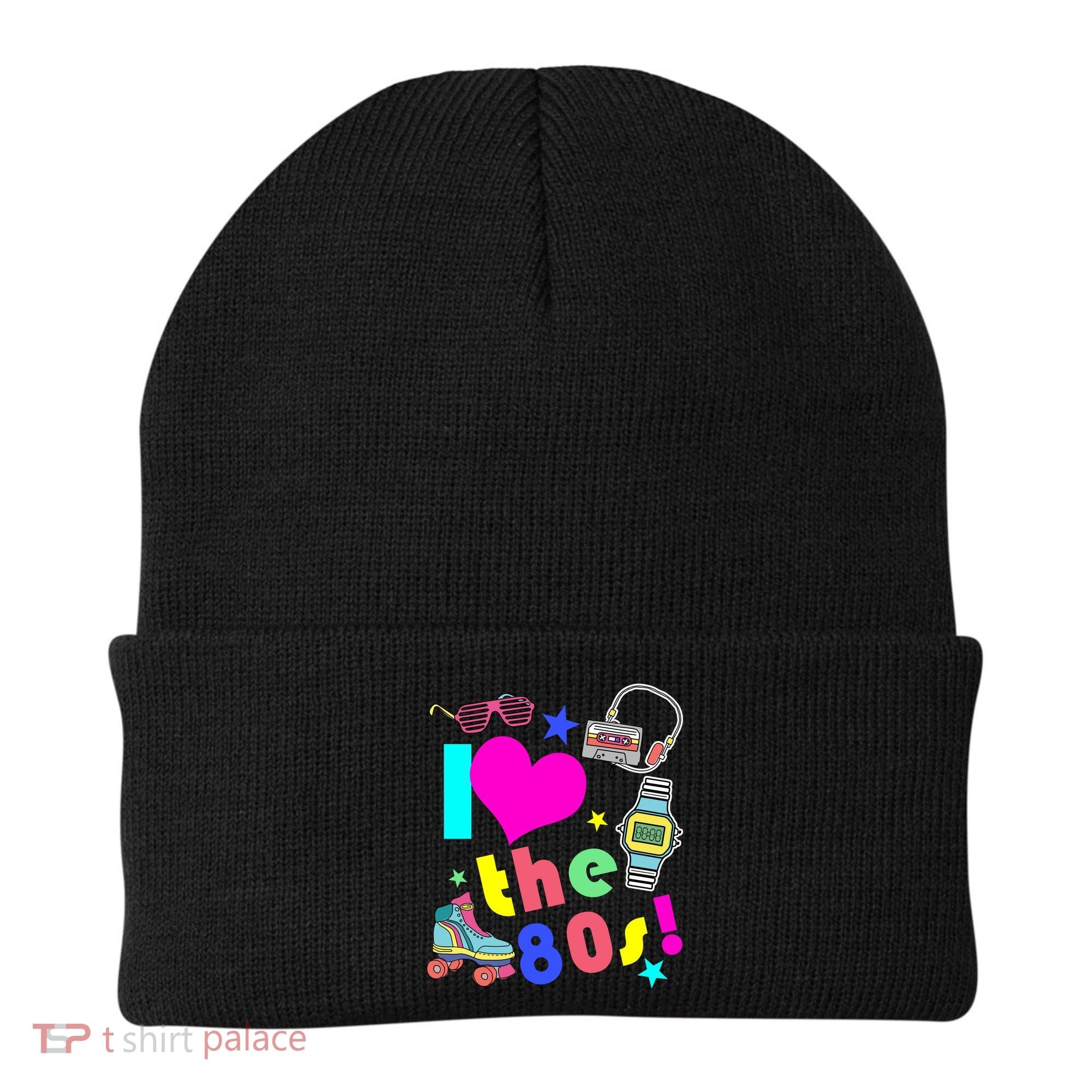 I Love The 80s Retro Party Mash-up Beanie