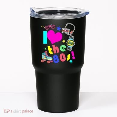 I Love The 80s Retro Party Mash-up Tumbler