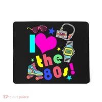 I Love The 80s Retro Party Mash-up Mousepad thumb 0