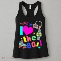 I Love The 80s Retro Party Mash-up Women's Tank Top thumb 3