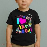 I Love The 80s Retro Party Mash-up Toddler T-Shirt thumb 2