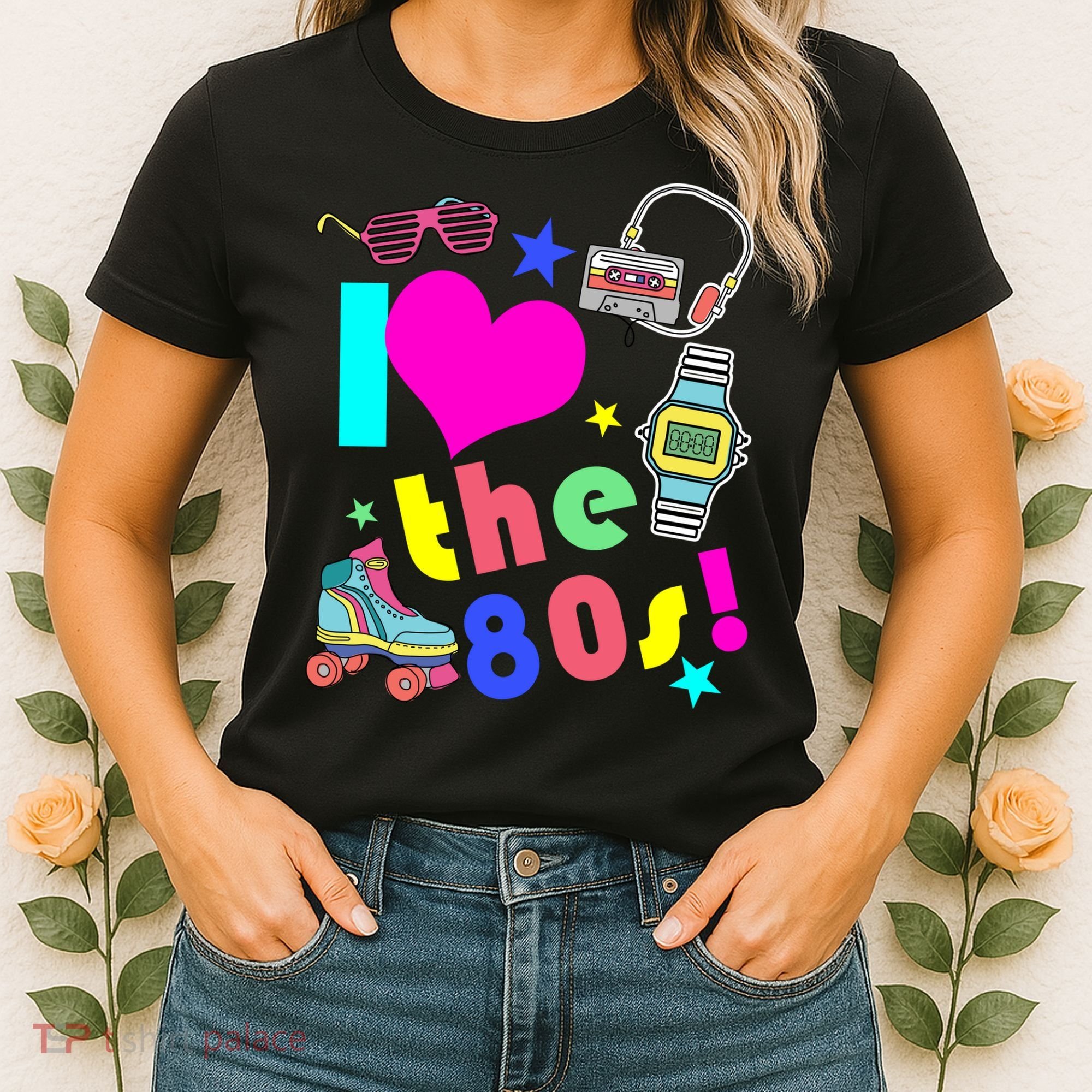 I Love The 80s Retro Party Mash-up Women's T-Shirt