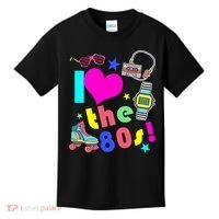 I Love The 80s Retro Party Mash-up Kids T-Shirt thumb 0