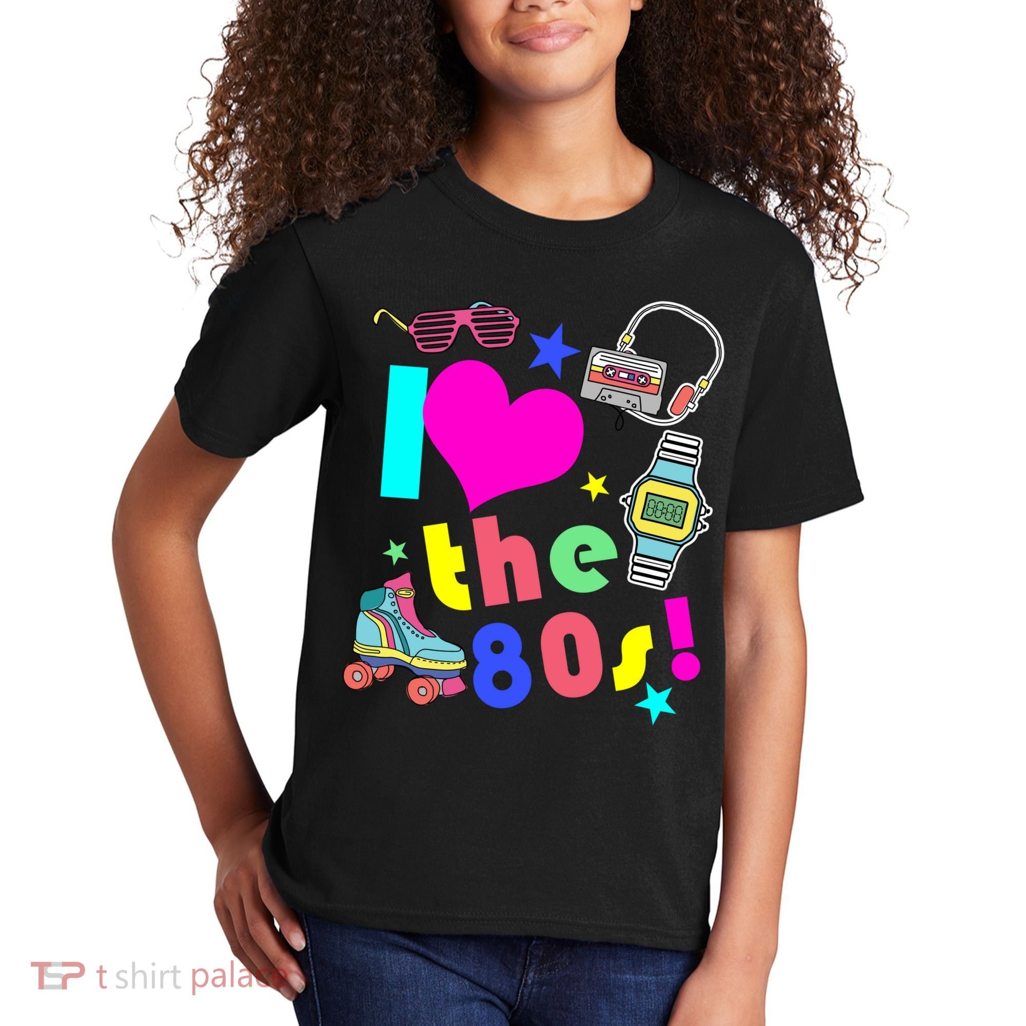 I Love The 80s Retro Party Mash-up Kids T-Shirt