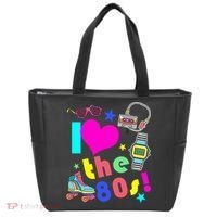 I Love The 80s Retro Party Mash-up Tote Bag thumb 0