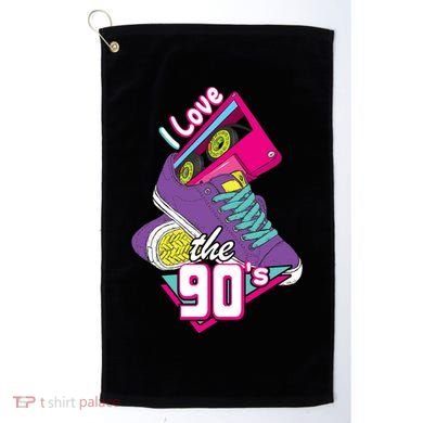 I love the 90s Golf Towel