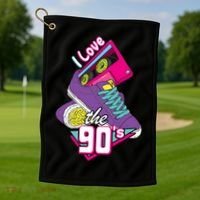 I love the 90s Golf Towel thumb 1