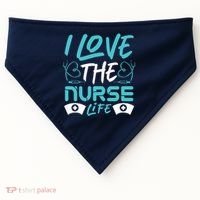 I love The Nurse Life USA-Made Doggie Bandana thumb 0