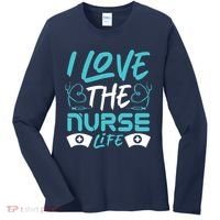 I love The Nurse Life Women's Long Sleeve Shirt thumb 0