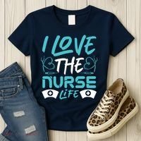 I love The Nurse Life Women's T-Shirt thumb 3
