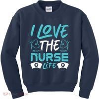 I love The Nurse Life Kids Sweatshirt thumb 0