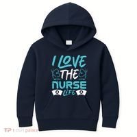 I love The Nurse Life Kids Hoodie thumb 0