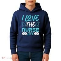 I love The Nurse Life Kids Hoodie thumb 4