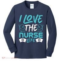 I love The Nurse Life Kids Long Sleeve Shirt thumb 0