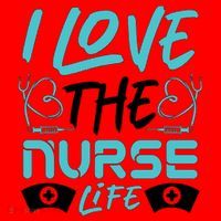 I love The Nurse Life Santa Hat thumb 1