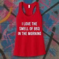 I Love The Smell Of BBQ In The Morning Women's Tank Top thumb 3