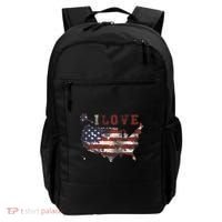 I Love The United States Backpack thumb 0