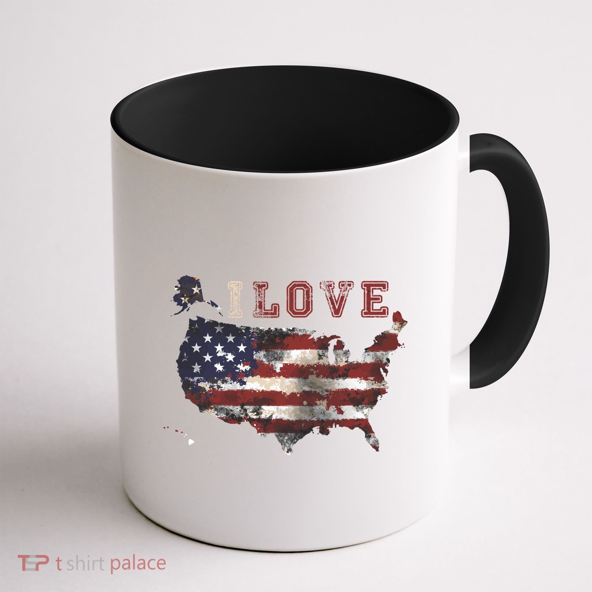 I Love The United States Coffee Mug