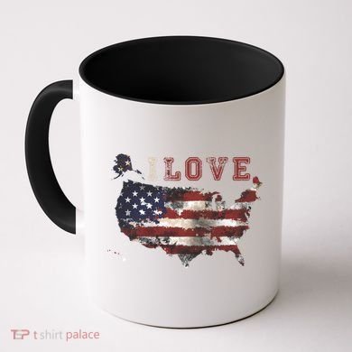 I Love The United States Coffee Mug