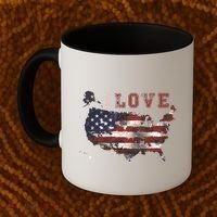 I Love The United States Coffee Mug thumb 2