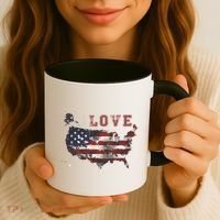 I Love The United States Coffee Mug thumb 3