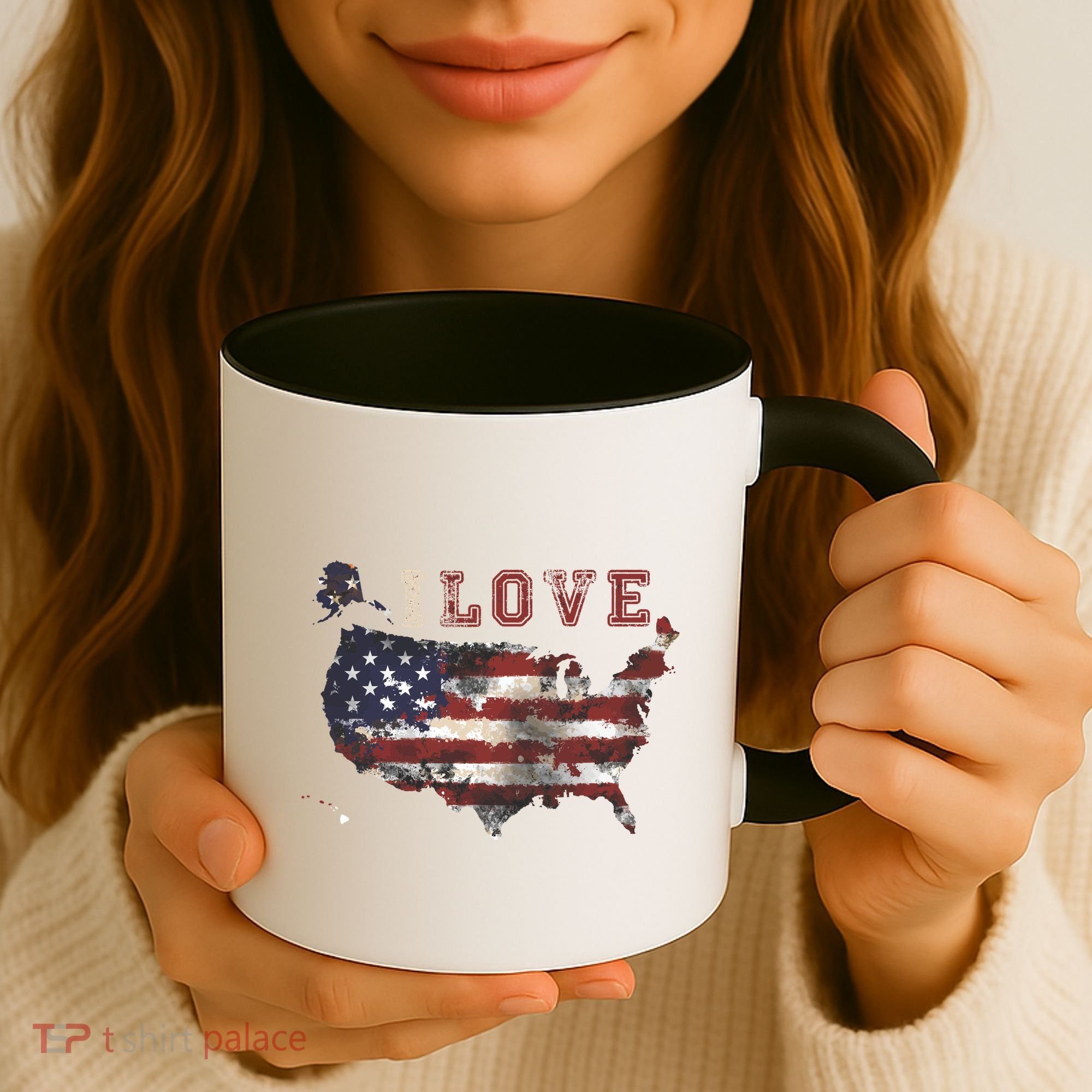 I Love The United States Coffee Mug