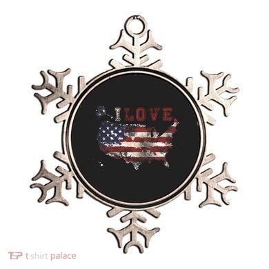I Love The United States Ornament