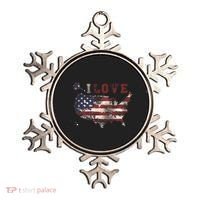 I Love The United States Ornament thumb 0