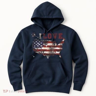 I Love The United States Hoodie