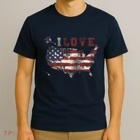 I Love The United States T-Shirt thumb 3