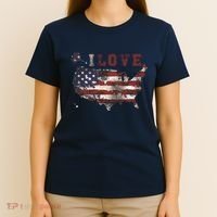 I Love The United States T-Shirt thumb 4