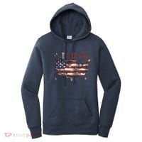 I Love The United States Women's Hoodie thumb 0