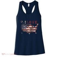 I Love The United States Women's Tank Top thumb 0