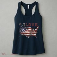 I Love The United States Women's Tank Top thumb 3