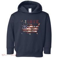 I Love The United States Toddler Hoodie thumb 0