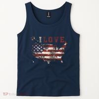I Love The United States Tank Top thumb 2