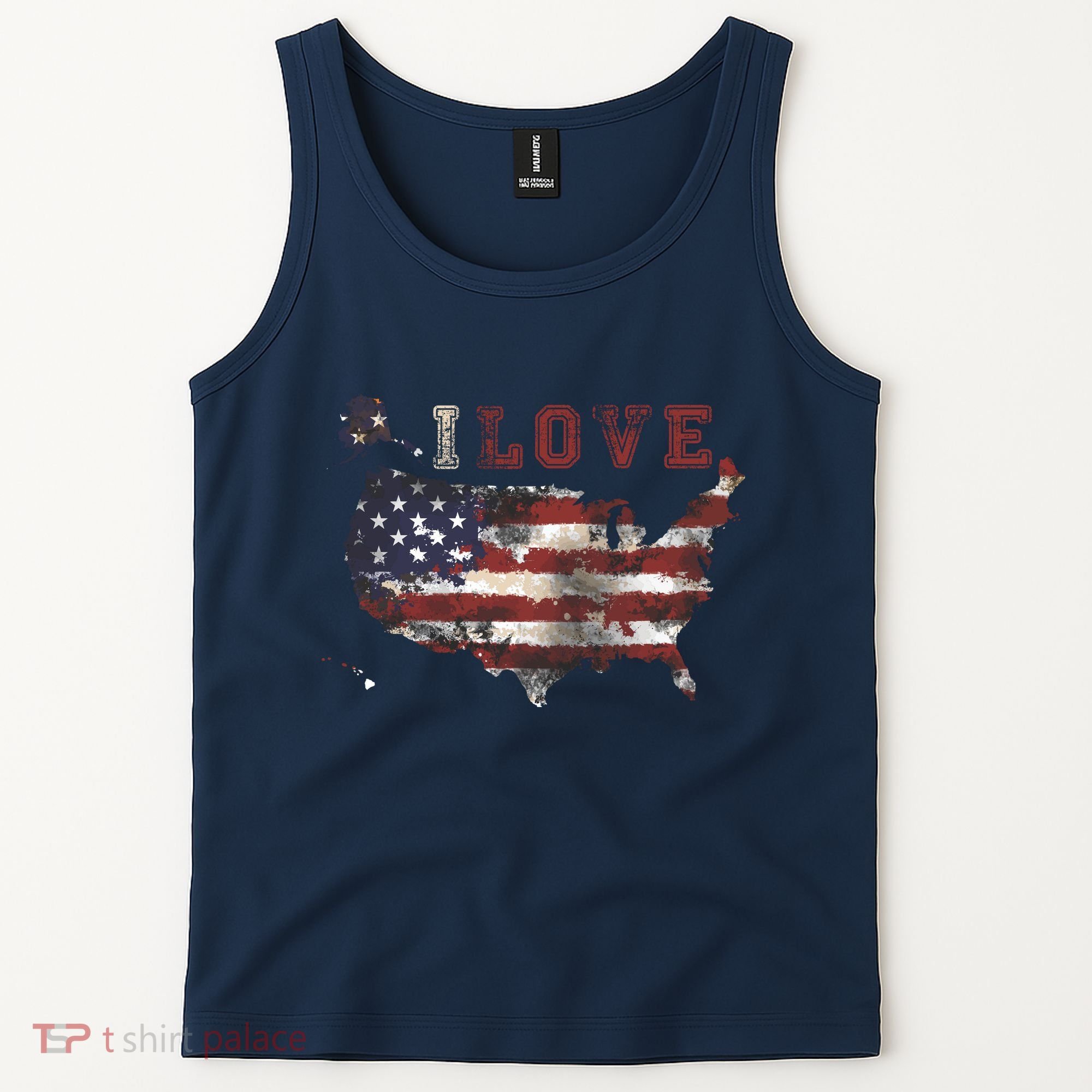 I Love The United States Tank Top
