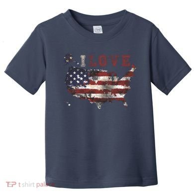 I Love The United States Toddler T-Shirt