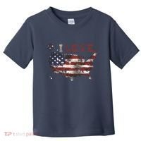 I Love The United States Toddler T-Shirt thumb 0