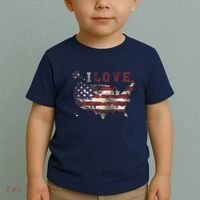 I Love The United States Toddler T-Shirt thumb 2