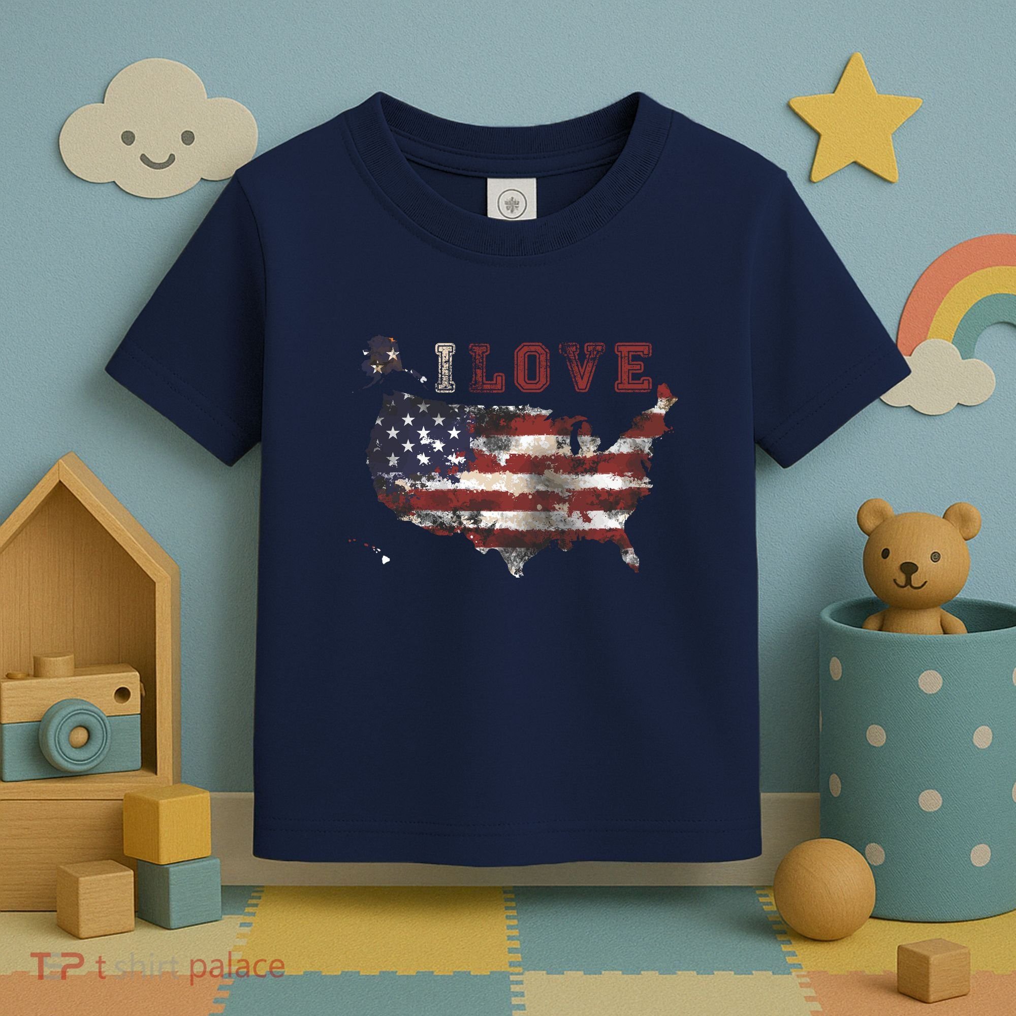 I Love The United States Toddler T-Shirt