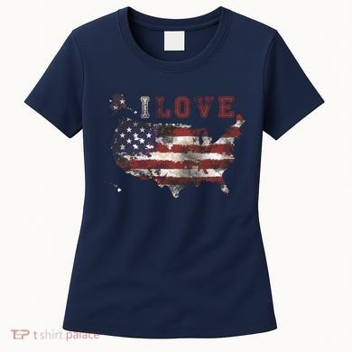 I Love The United States Women's T-Shirt