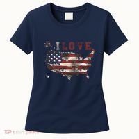 I Love The United States Women's T-Shirt thumb 0