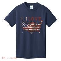 I Love The United States Kids T-Shirt thumb 0