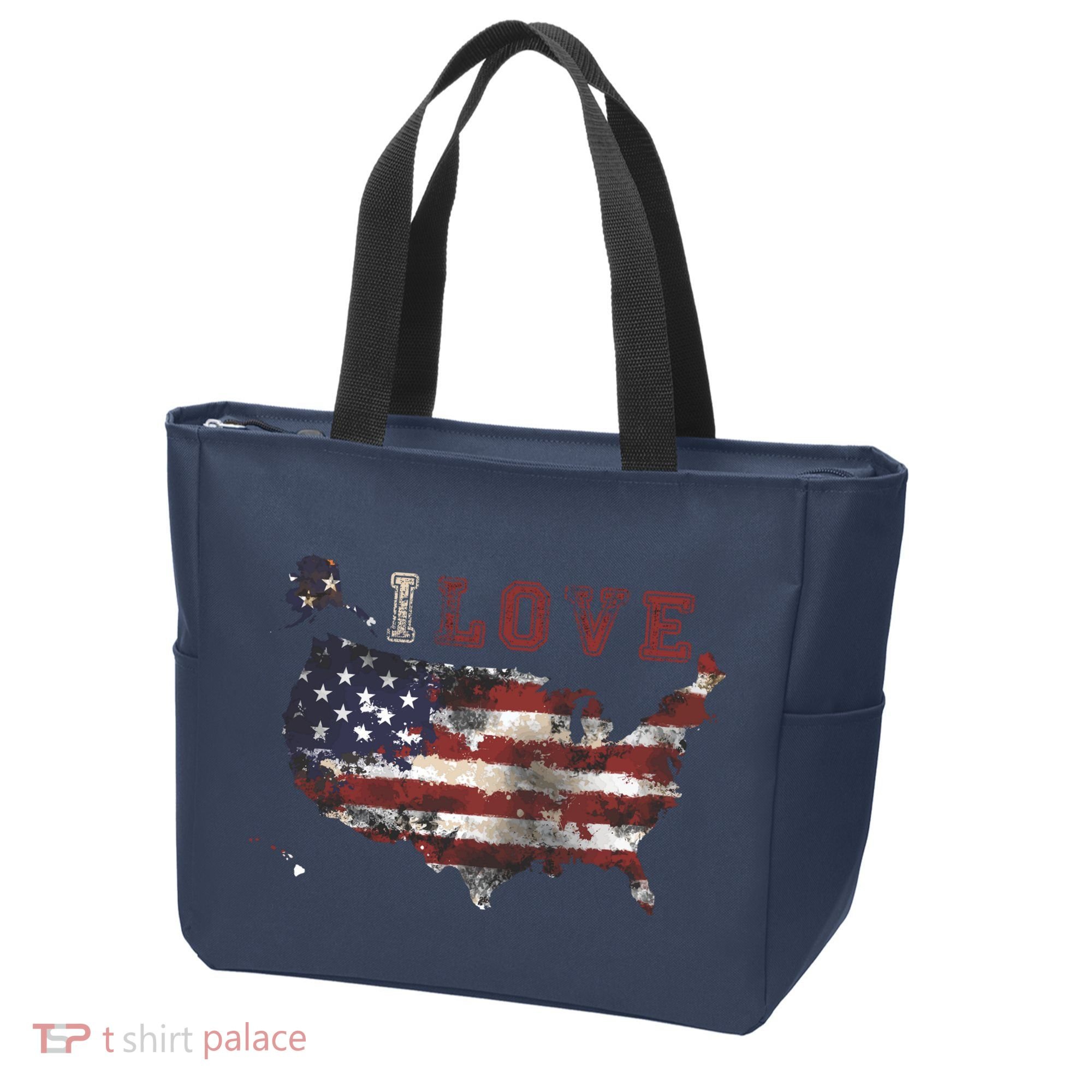 I Love The United States Tote Bag