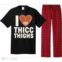 I Love Thicc Thighs Turkey Legs Pajama Set thumb 0